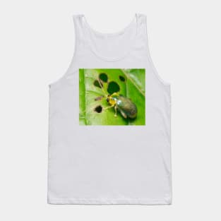 Unique and organic photo of a leaf beetle Tank Top